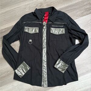 Lip Service Black Jacket with Silver Details